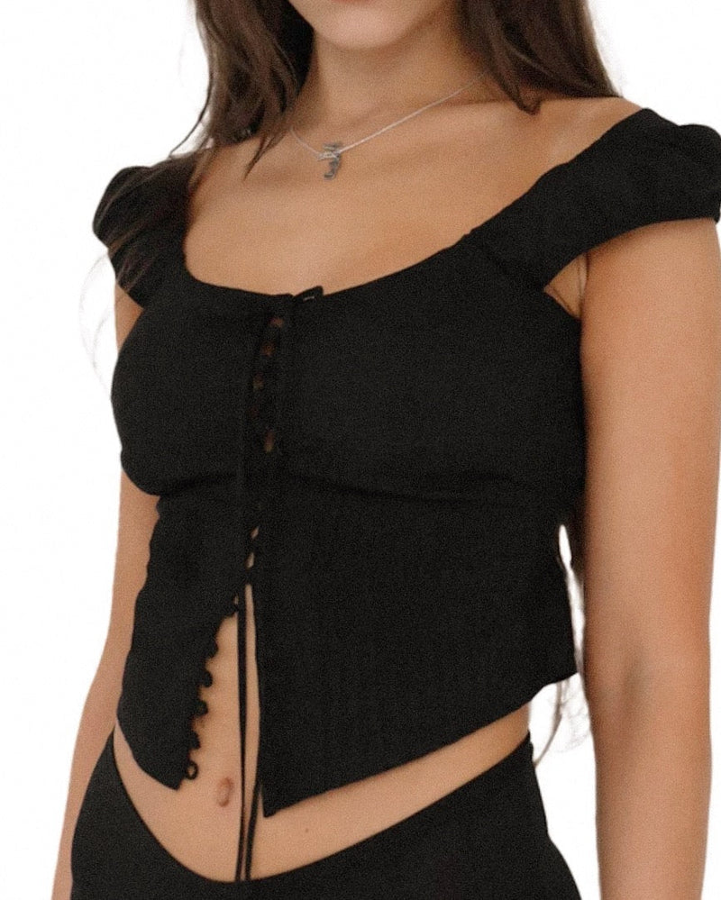 MADISON COTTAGE CORE TOP (IVORY)