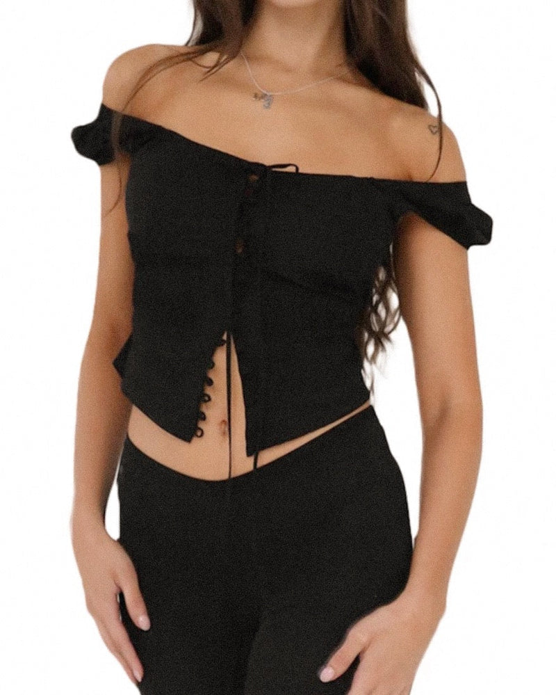 MADISON COTTAGE CORE TOP (IVORY)
