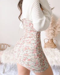 NEW COLOR! HARPER RUCHED DRESS (BBY BLUE)