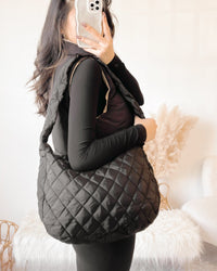 ON THE GO PUFFER BAG (IVORY)