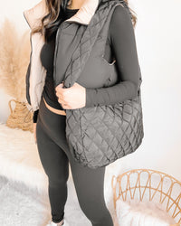 ON THE GO PUFFER BAG (IVORY)