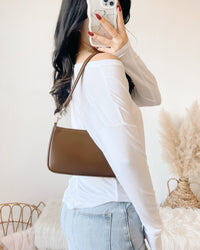 ARIA OFF SHOULDER LONG SLEEVE TOP (OATMEAL)