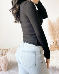 CECILIA ZIP TOP (CHOCOLATE)