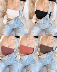RESTOCKED! MAZIE RIBBED TUBE TOP