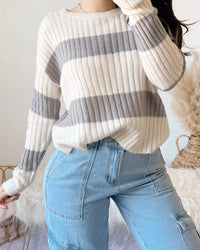 RESTOCKED! LEXY KNIT SWEATER (BURGUNDY)
