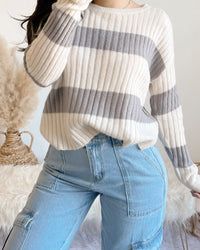 RESTOCKED! LEXY KNIT SWEATER (BURGUNDY)
