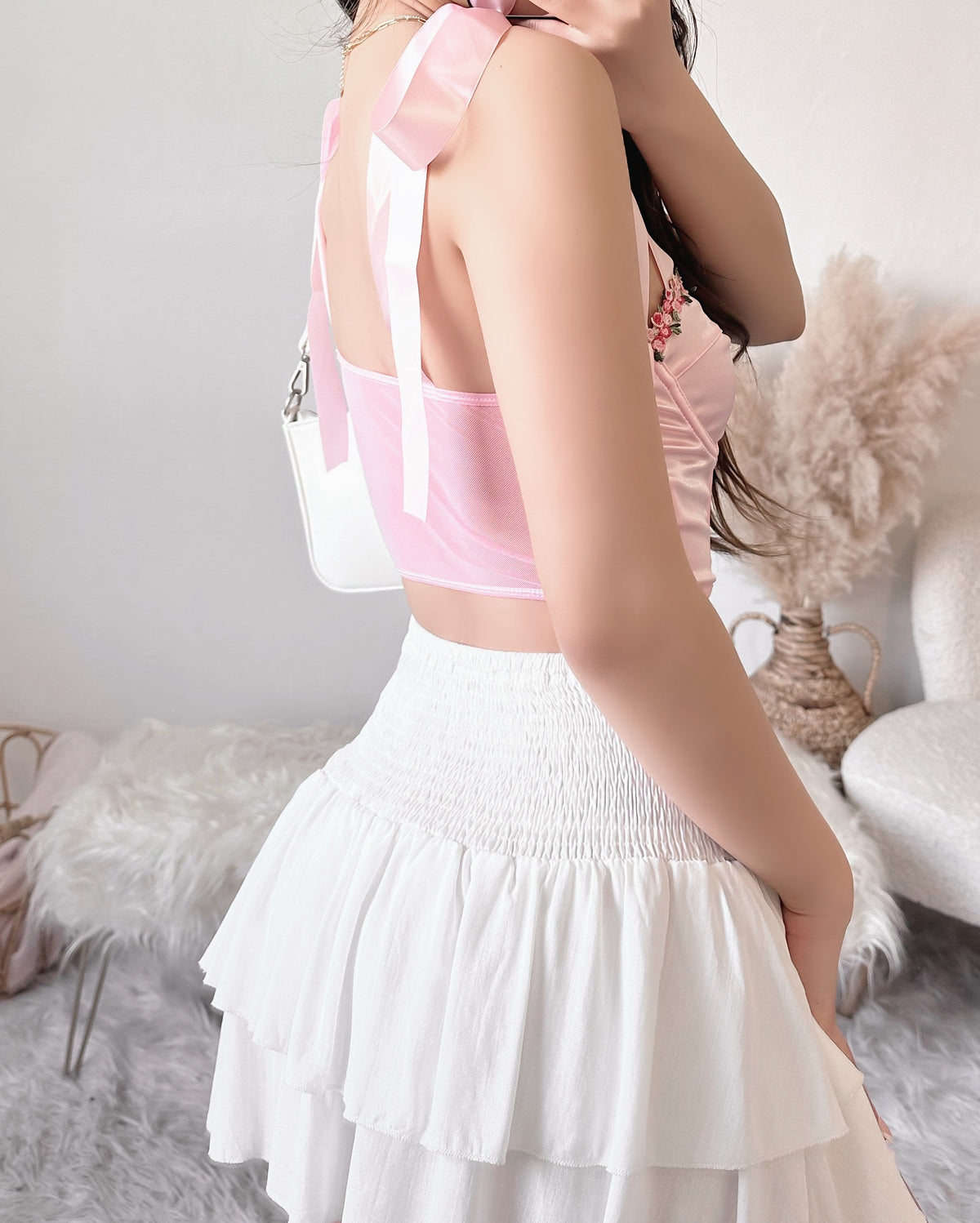 RESTOCKED! A PINK DREAM CORSET BUSTIER TOP