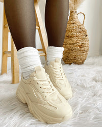 RESTOCKED! 2-IN-1 MINIMALIST THIGH HIGH SOCKS (LIGHT GREY)