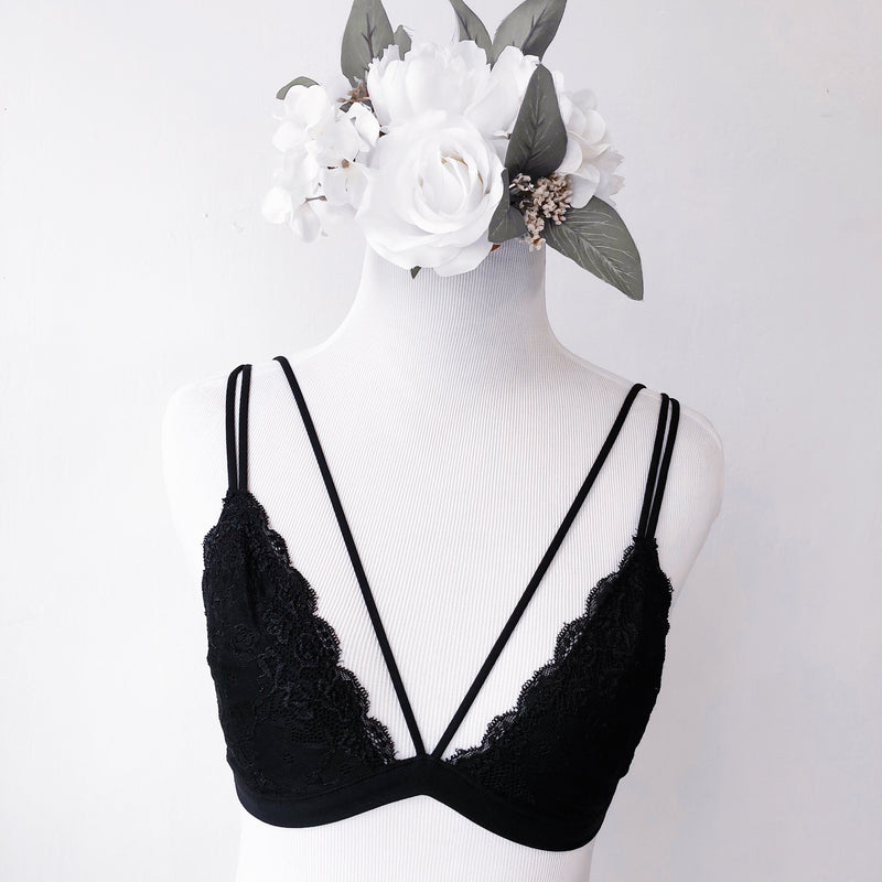 SIA STRAPPY BRALETTE (WHITE)
